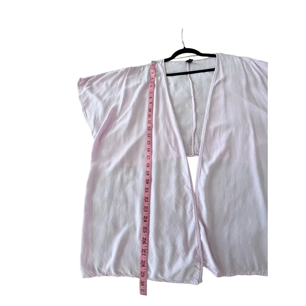 Wild Fable Light Lavender Tie Front Kimono Wrap Top OSFM Rayon Cover Up